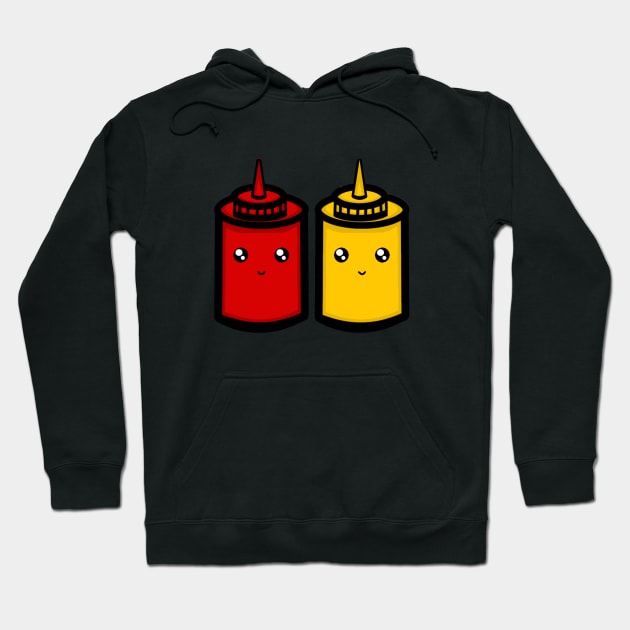 Ketchup and Mustard Hoodie by TeaShirts